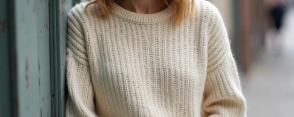 Pull en maille coton